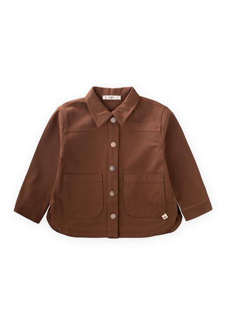 Gabardin Ceket 3-14 Yaş Kahve