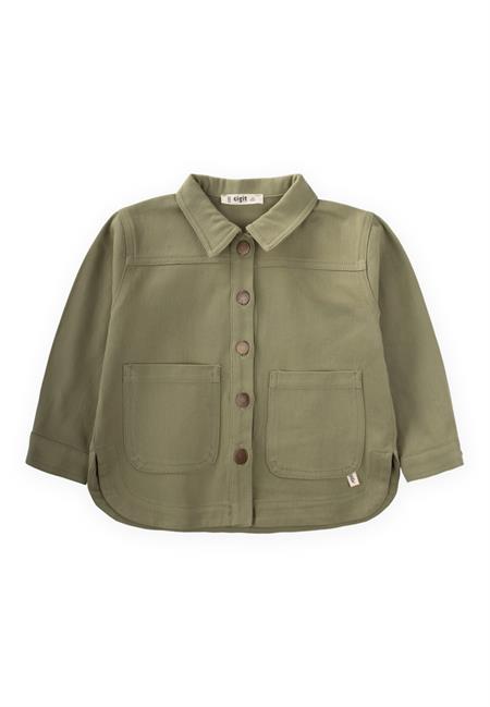 Gabardin Ceket 2-7 Yaş Olive