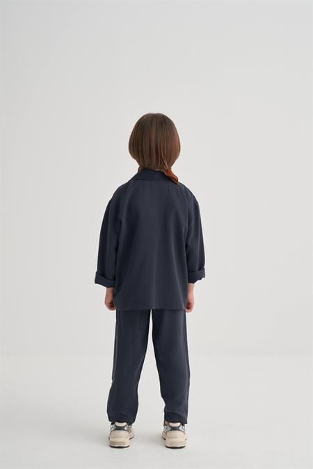 Ceketli Tencel Takım 2-7 Yaş LACİVERT