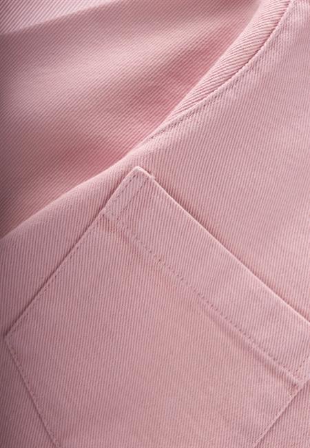 Büyük Çift Cepli Gabardin Ceket 2-7 Yaş Pembe