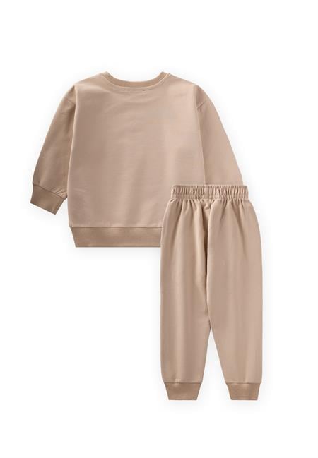 Basic Eşofman Takım 2-7 Yaş Bej