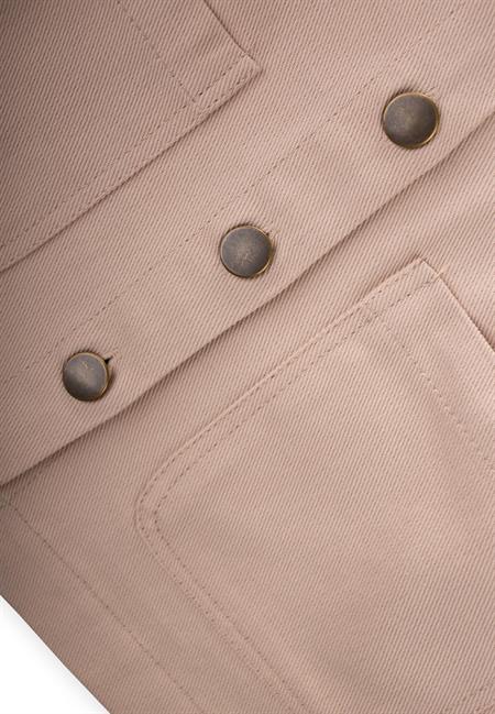 Gabardin Ceket 2-7 Yaş Bej