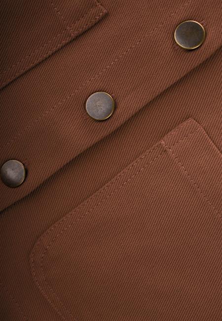 Gabardin Ceket 2-7 Yaş Kahve