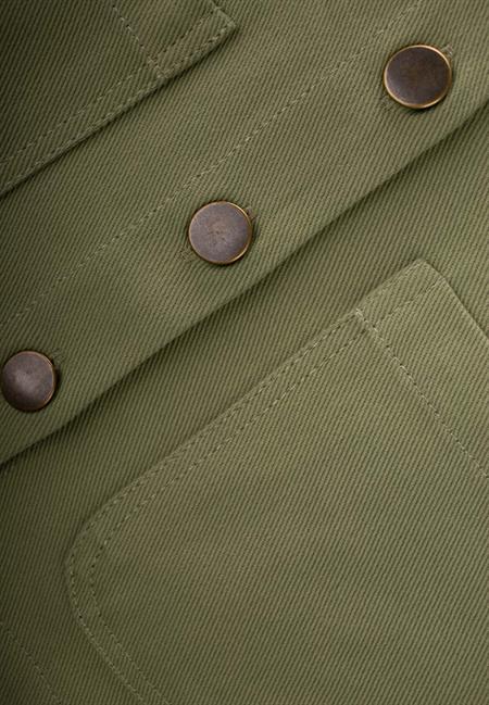 Gabardin Ceket 2-7 Yaş Olive