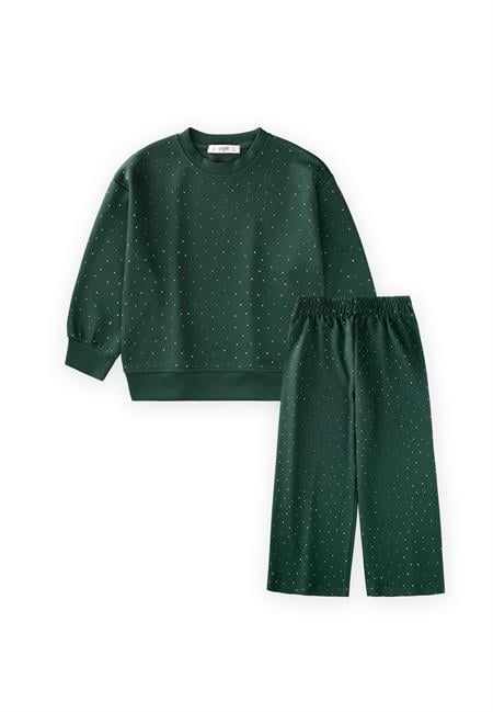 Komple Taşlı Modal Takım 3-8 Yaş YEŞİL