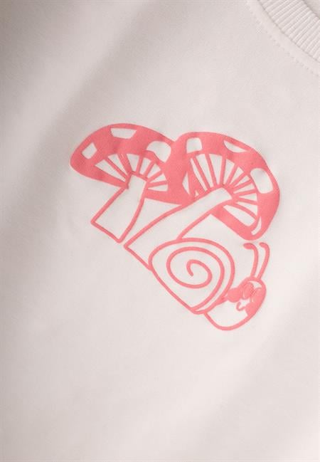 Mantar Baskılı Takım 2-7 Yaş Nar Çiçeği