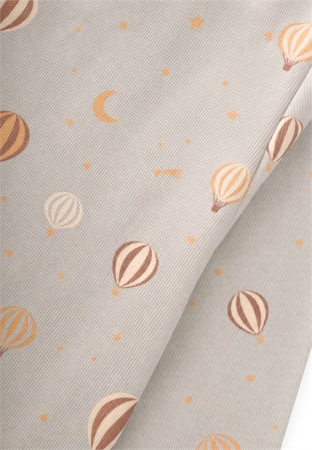 Desenli Mevsimlik Pijama Takımı 1-7 Yaş Mint Yeşili