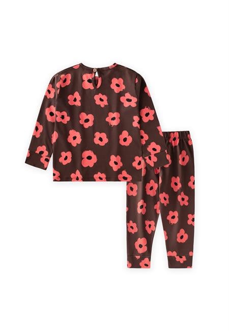 Pijama takımı 2-9 Yaş Kahverengi