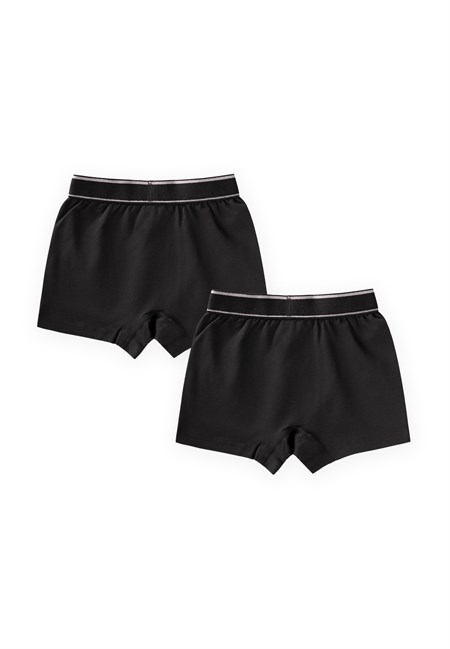 İkili Boxer 2-9 Yaş Siyah