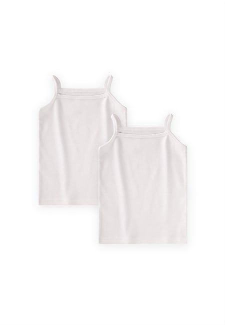 İkili İp Askılı Kız Atlet 2-11 Yaş EKRU