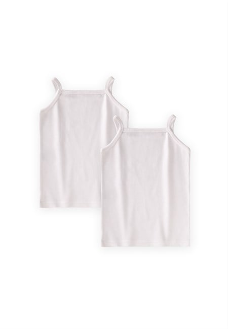 İkili İp Askılı Kız Atlet 2-11 Yaş EKRU