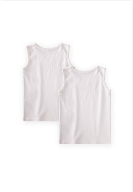 İkili Geniş Askılı Atlet 2-11 Yaş EKRU