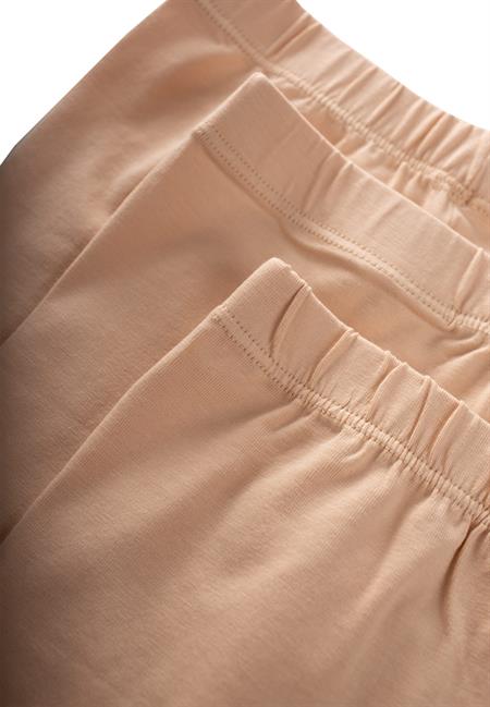 Üçlü Kız Boxer Set 2-9 yaş Açık Somon