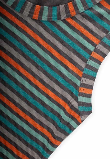 Üçlü Geniş Askılı Atlet Set 2-9 yaş Çizgili