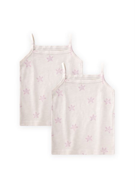 İp Askılı Kız Atlet Üçlü Deniz Yıldızı  LİLA