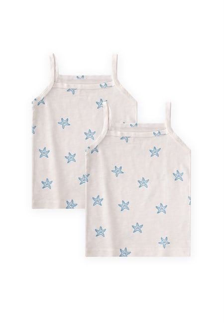 İp Askılı Kız Atlet Üçlü Deniz Yıldızı MAVİ