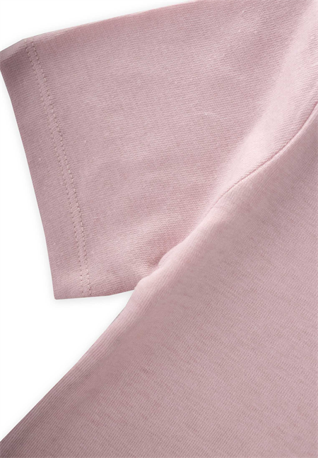 İkili Kısa Kollu Atlet 2-9 Yaş Pudra