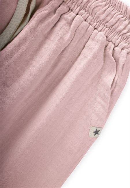 Müslin Pantolon 1-10 Yaş Pudra Pembe