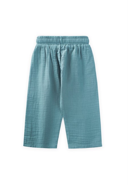 Müslin Pantolon 1-10 Yaş TURKUAZ