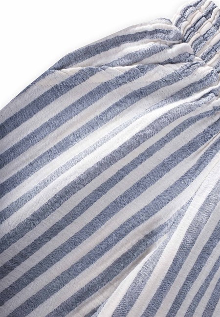 Müslin Pantolon 1-10 Yaş MAVİ KLN ÇİZG