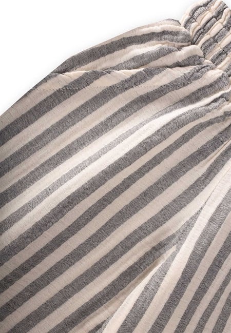 Müslin Pantolon 1-10 Yaş ANTRASİT KLN ÇİZGİ