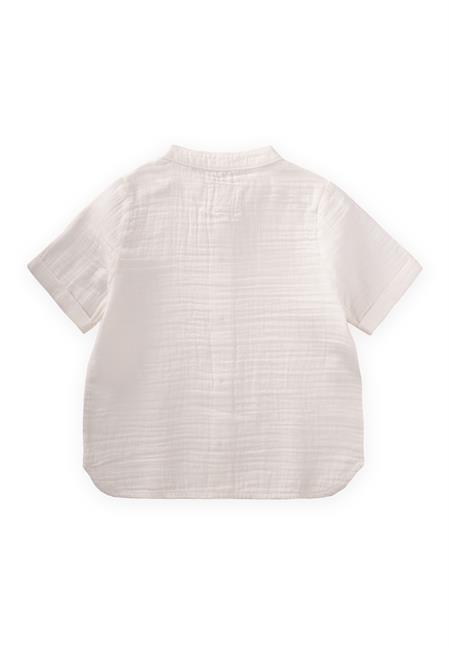 Müslin Gömlek 2-10 Yaş Kırık Beyaz