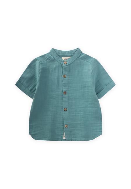 Müslin Gömlek 2-10 Yaş Turkuaz