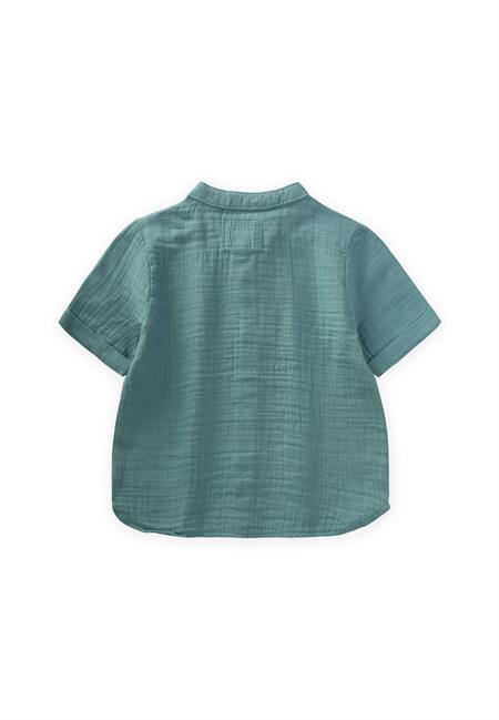 Müslin Gömlek 2-10 Yaş Turkuaz