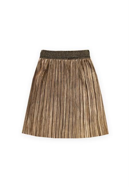 Piliseli Sim Lastik Detaylı Etek 2-10 Yaş Gold