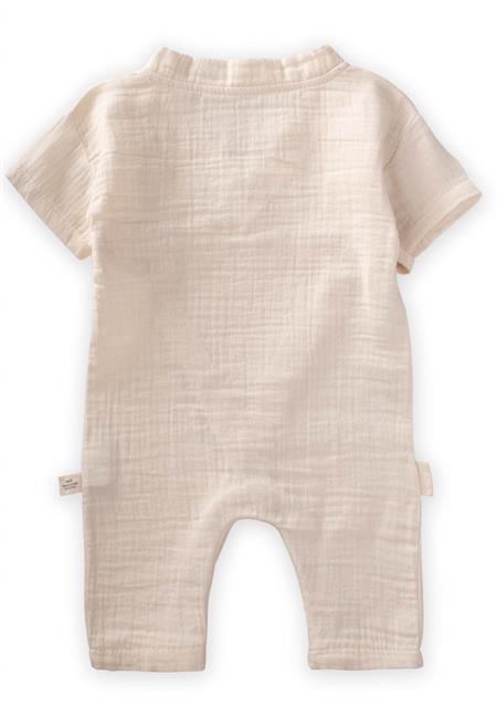 Organic Kruvaze Müslin Tulum 0-9 Ay Naturel