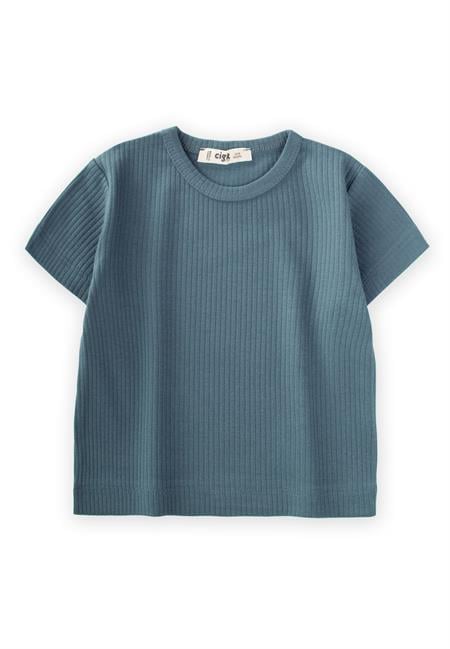 Basic Fitilli T-Shırt 1-5 Yaş ÇAĞLA YEŞİLİ