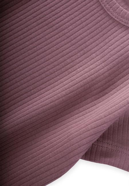 Basic Fitilli T-Shırt 1-5 Yaş Leylak