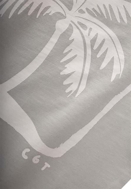 Palmiye Baskılı T-Shırt 2-8 Yaş Mint Yeşil