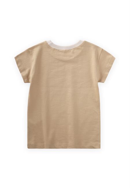 Palmiye Baskılı T-Shırt 2-8 Yaş Kavun