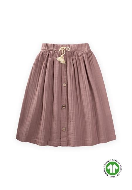 Organik Müslin Etek 2-8 Yaş Bakır