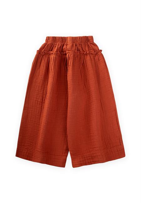 Organik Kız Pantolon 8-12 Yaş Rust