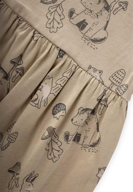 Desenli Kısa Tulum 0-3 Yaş Mint Yeşili