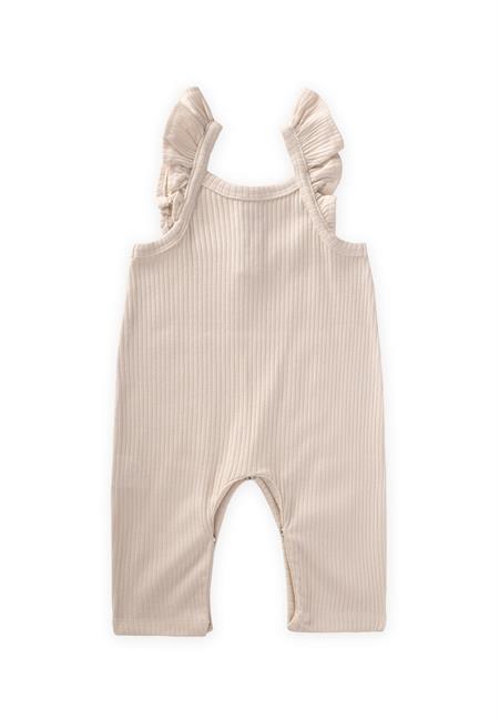 Askılı Tulum 0-3 Yaş A Bej