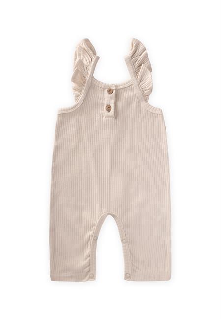 Askılı Tulum 0-3 Yaş A Bej