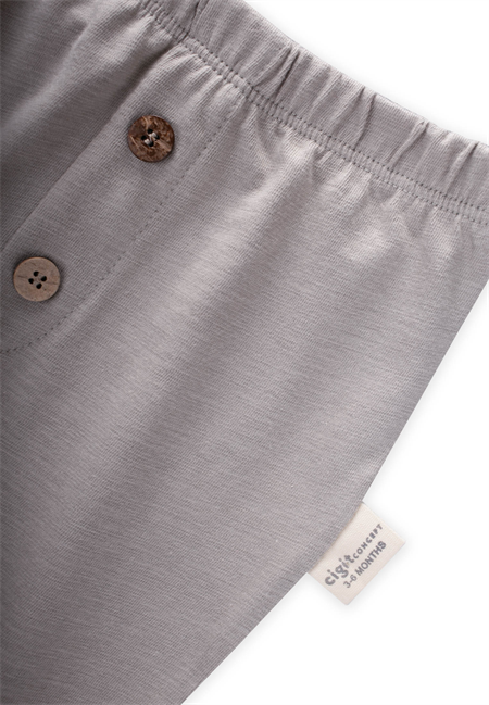 Sahte Patlı Bebe Eşofman 0-3 Yaş VİZON