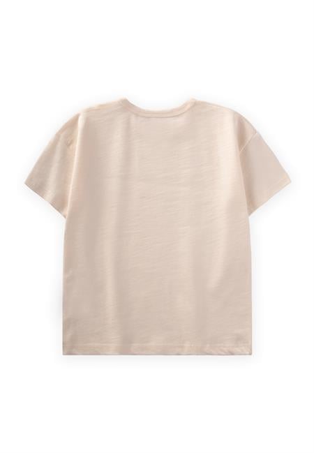 Basic Bebe T-Shırt 0-3 Yaş Ekru