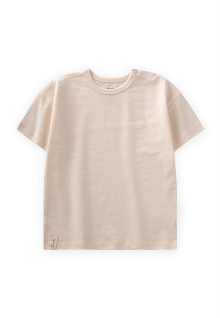 Basic Bebe T-Shırt 0-3 Yaş Ekru