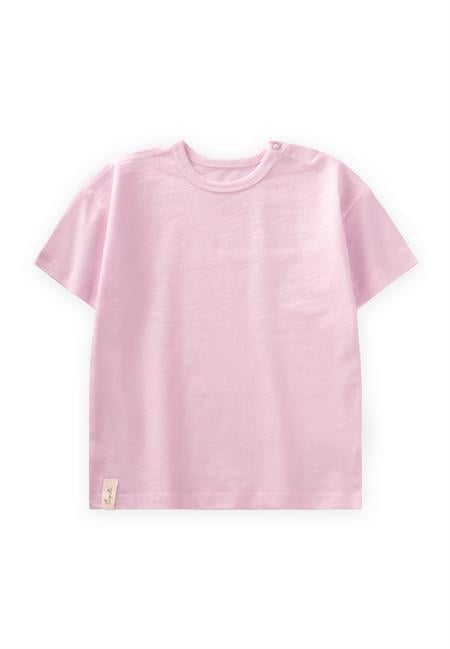 Basic Bebe T-Shırt 0-3 Yaş PUDRA PEMBE