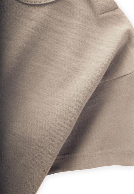 Basic Bebe T-Shırt 0-3 Yaş Bej