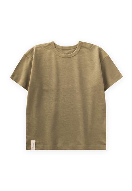 Basic Bebe T-Shırt 0-3 Yaş Olive