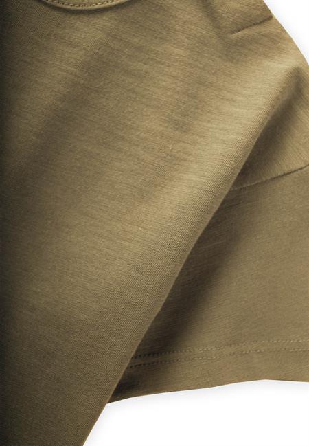 Basic Bebe T-Shırt 0-3 Yaş Olive