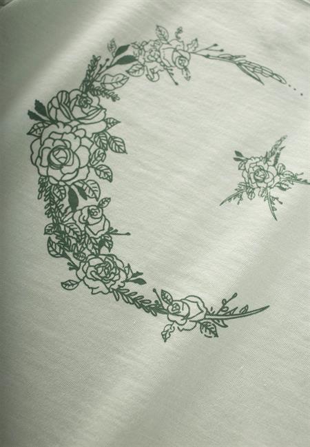 Baskılı T-Shırt 2-8 Yaş Su Yeşili