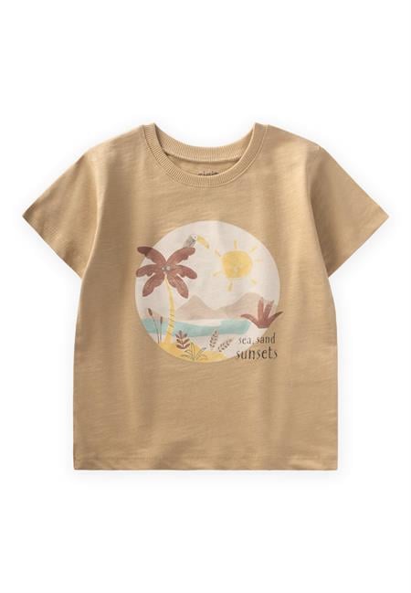 Sunsets Baskılı T-Shırt 1-7 Yaş Kavun