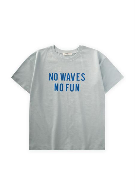 Ön Arka Baskılı T-Shırt 8-12 Yaş MİNT YEŞİLİ