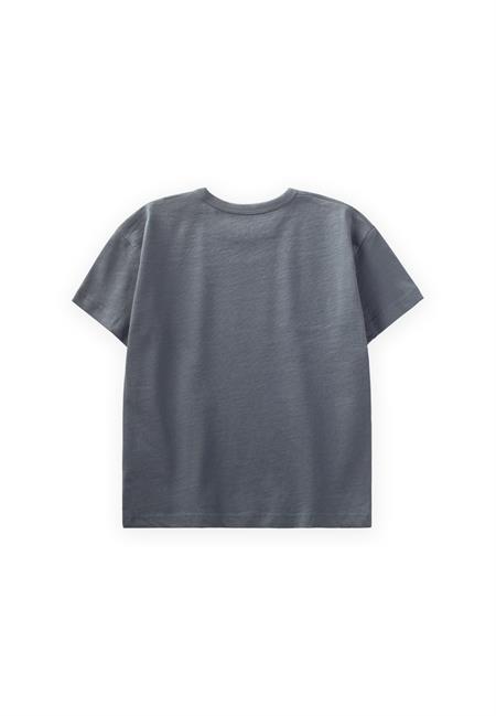 Basic T-Shırt 1-10 Yaş Gri